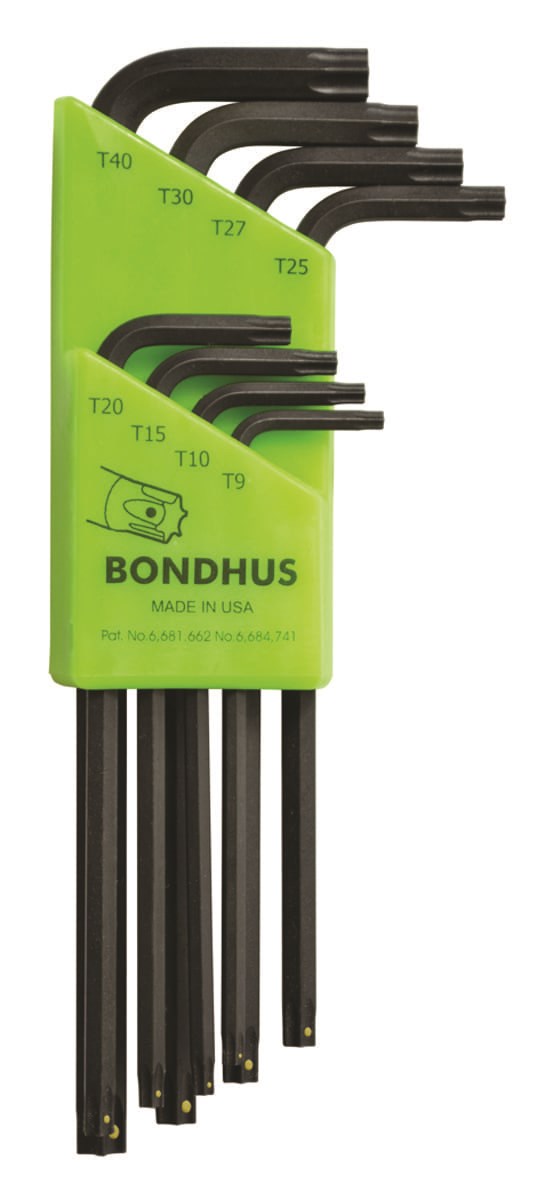 Picture of Set 8 ProHold Torx® L-Wrench T9-T40