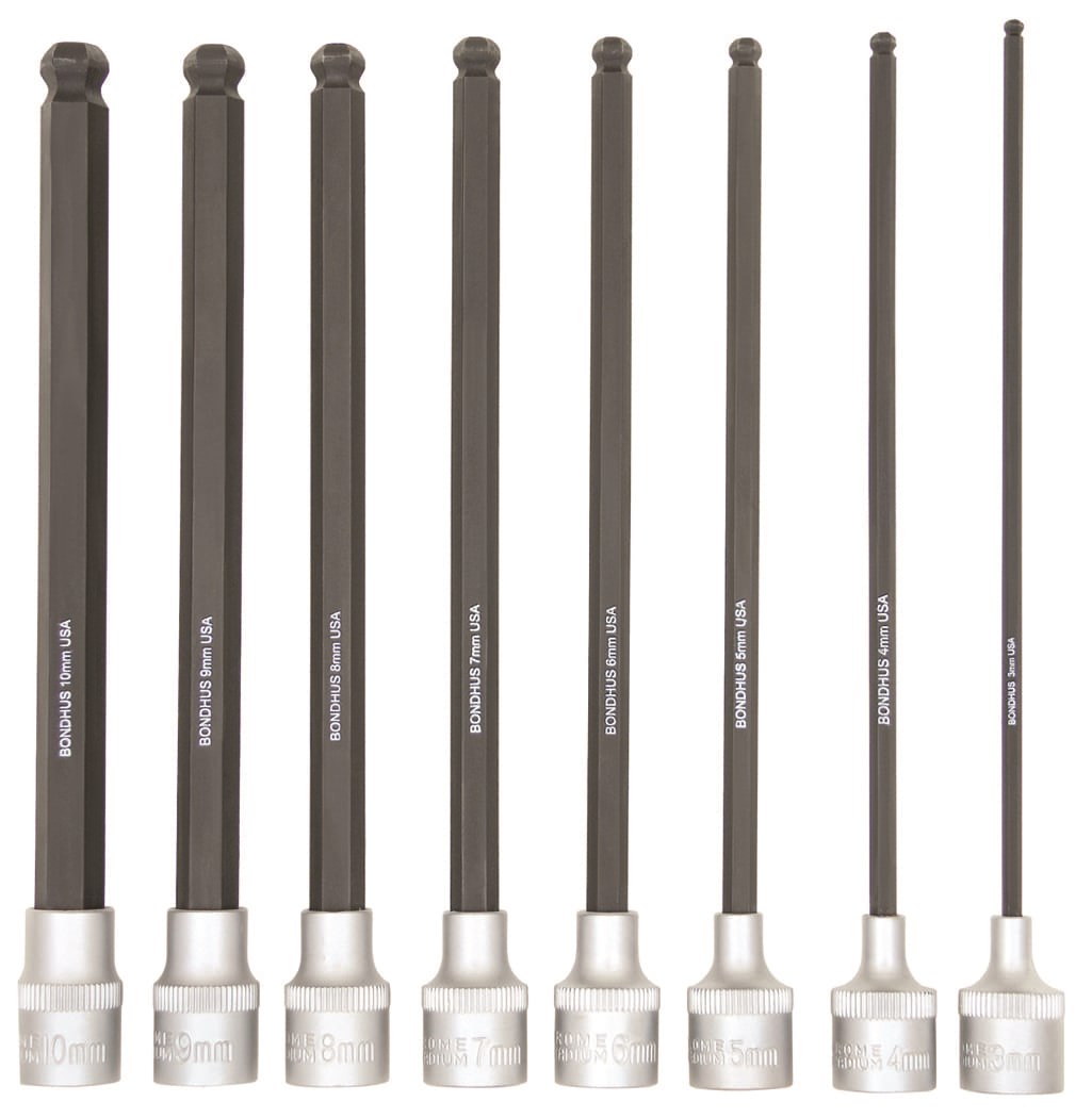 Picture of Set 8 ProHold Ball Bits 6" (3-10mm) w/Sockets in Clamshell