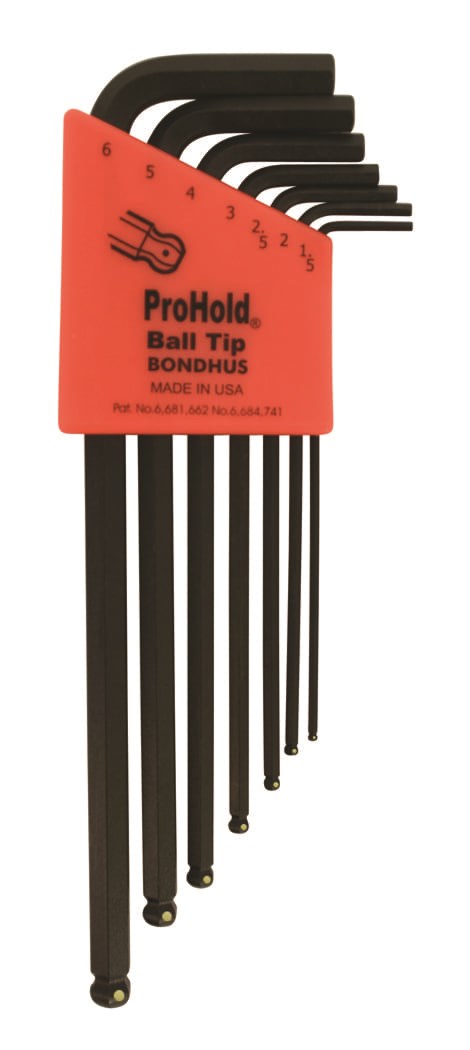 Picture of Set 7 ProHold Ball End L-Wrench 1.5-6mm