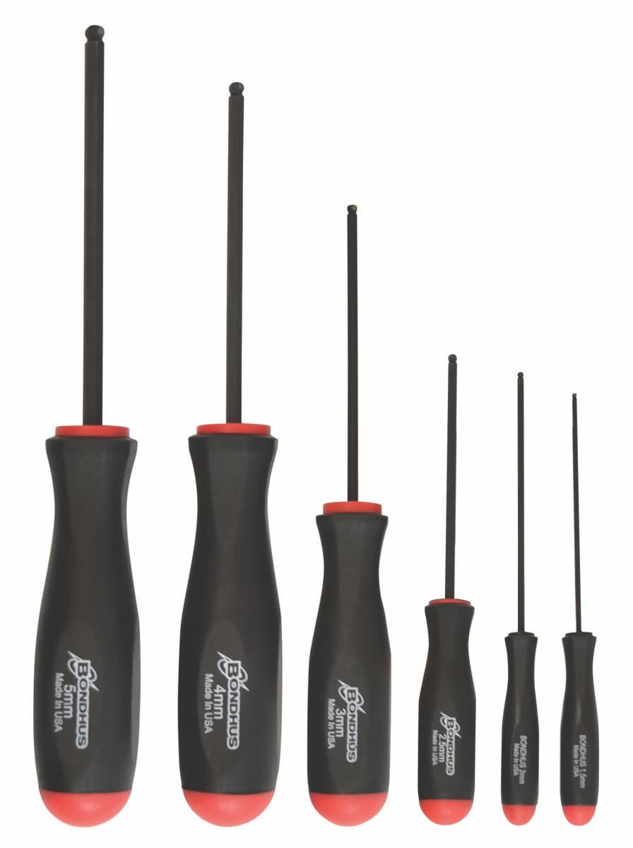 Picture of Set 6 ProHold Ball End Screwdrivers 1.5-5mm