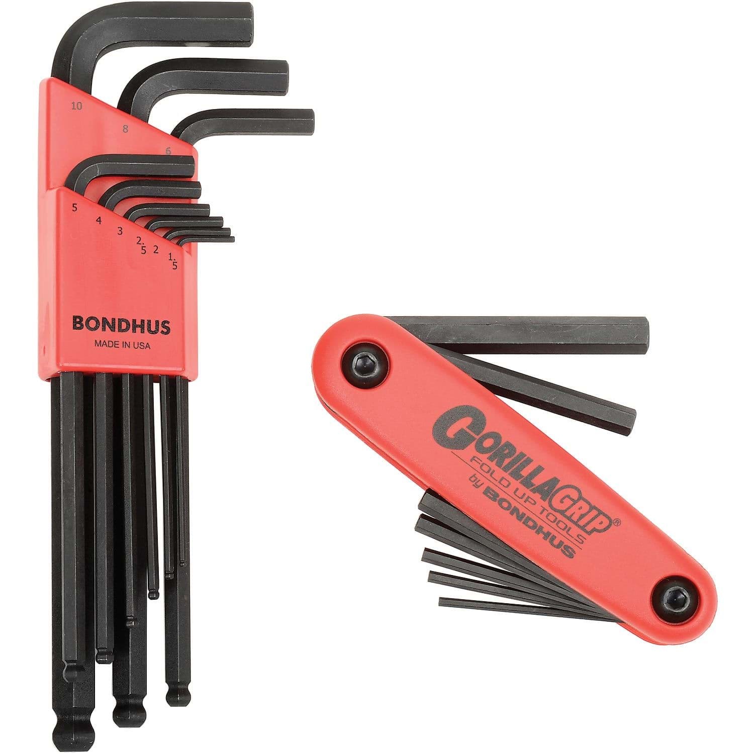 Picture of Bonus Pack - Ball End L-Wrench Set 10999 (1.5-10mm) & GorillaGrip Fold-up Set 12587 (2-8mm)