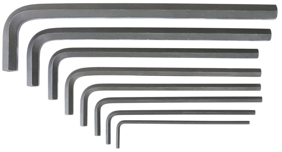 Picture of Set 8 Hex Tamper Resistant L-Wrench (3/32-3/8")