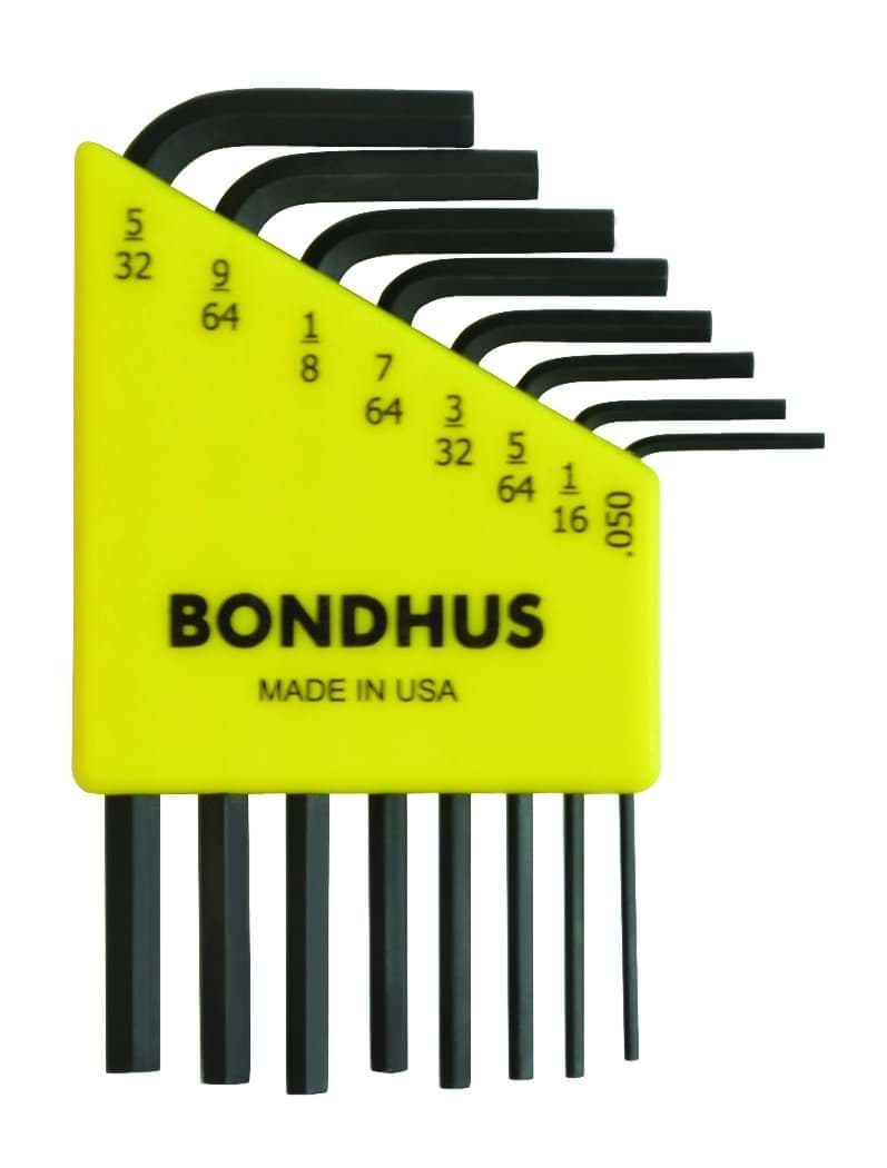 Picture of Set 8 Hex L-Wrench .050-5/32" - Short