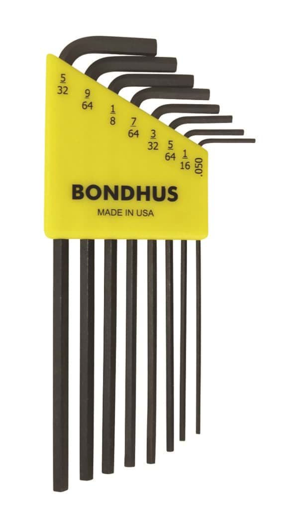 Picture of Set 8 Hex L-Wrench .050-5/32" - Long