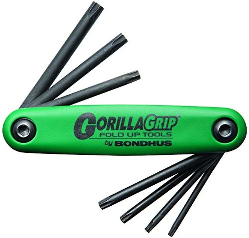 Picture of Set 7 Tamper Resistant Tip GorillaGrip Fold-up Tools TR7-TR25