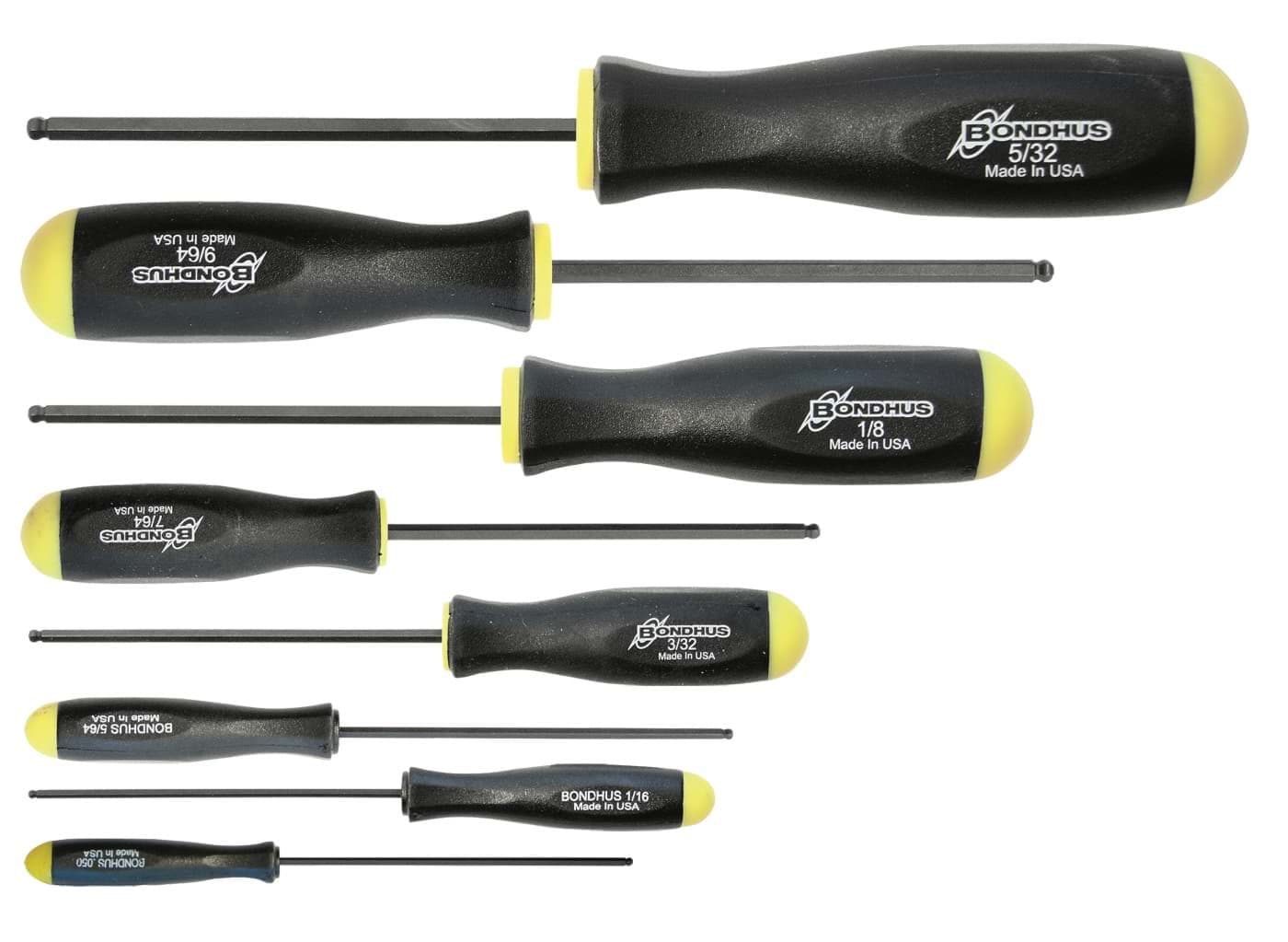 Picture of Set 8 Ball End Screwdrivers .050-5/32"