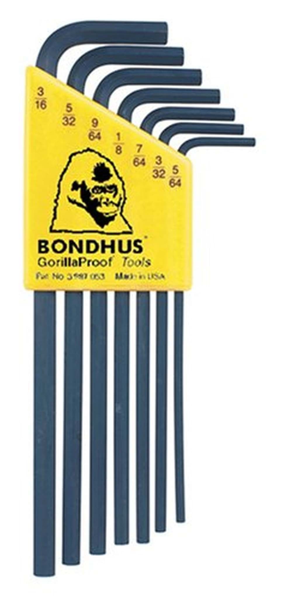 Picture of Set 7 Hex L-Wrench 5/64-3/16" - Long