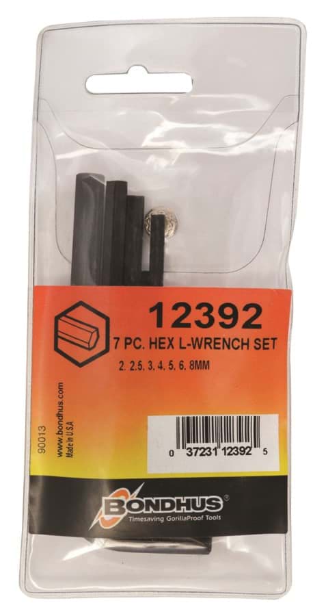 Picture of Set 7 Hex Key Set Short (2-8mm) Pouch