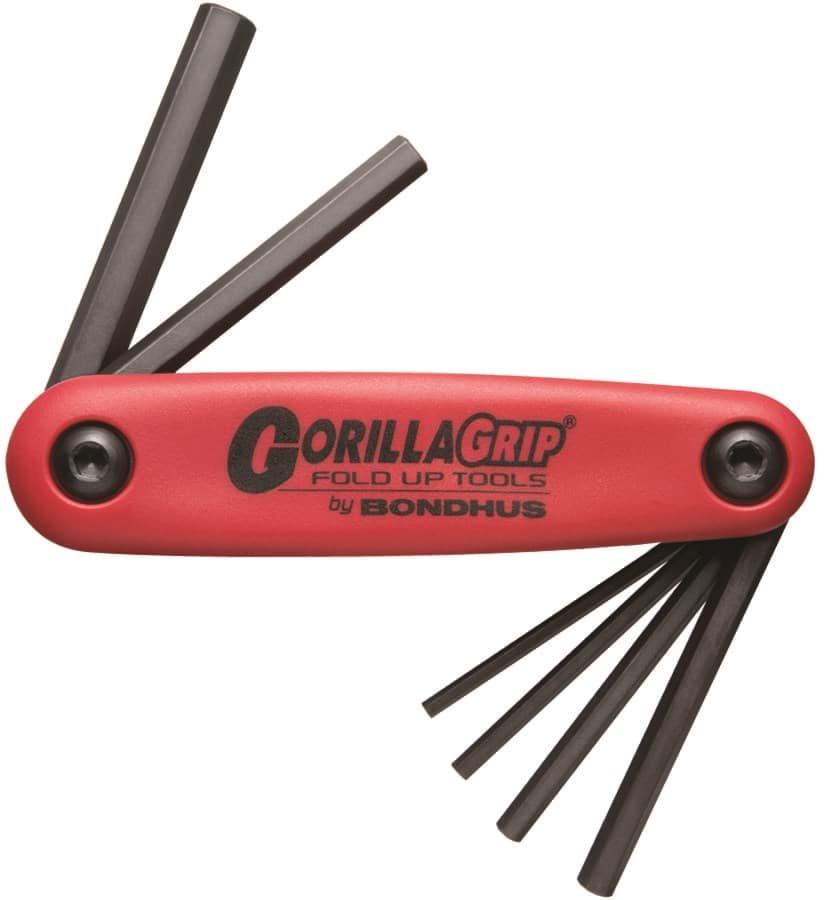 Picture of Set 6 Hex GorillaGrip Fold-up Tools 3-10mm
