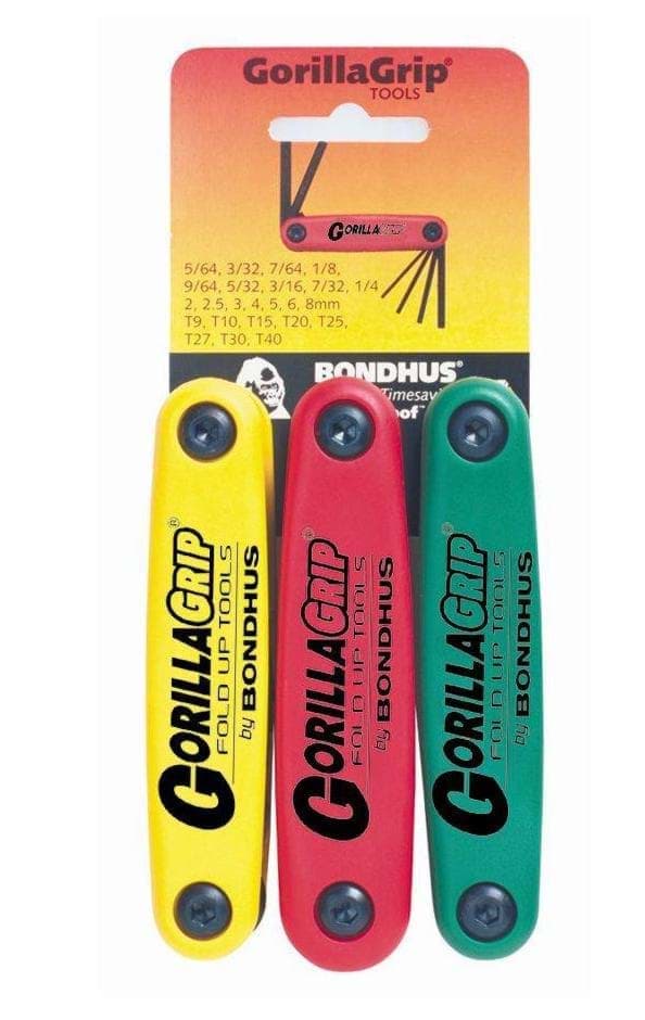 Picture of Fold-up Tool Triple Pack 12587(2-8mm),12589(5/64-1/4)&12634(T9-T40)