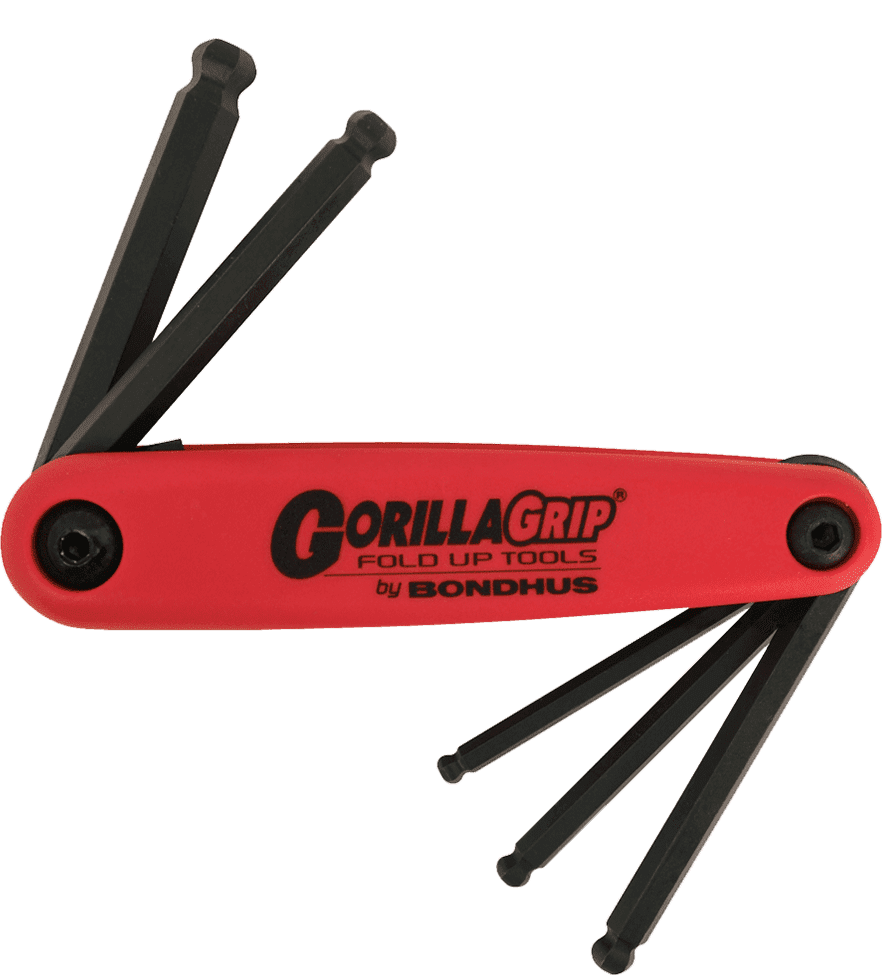 Picture of Set 5 Ball End GorillaGrip Fold-up Tools 5-10mm