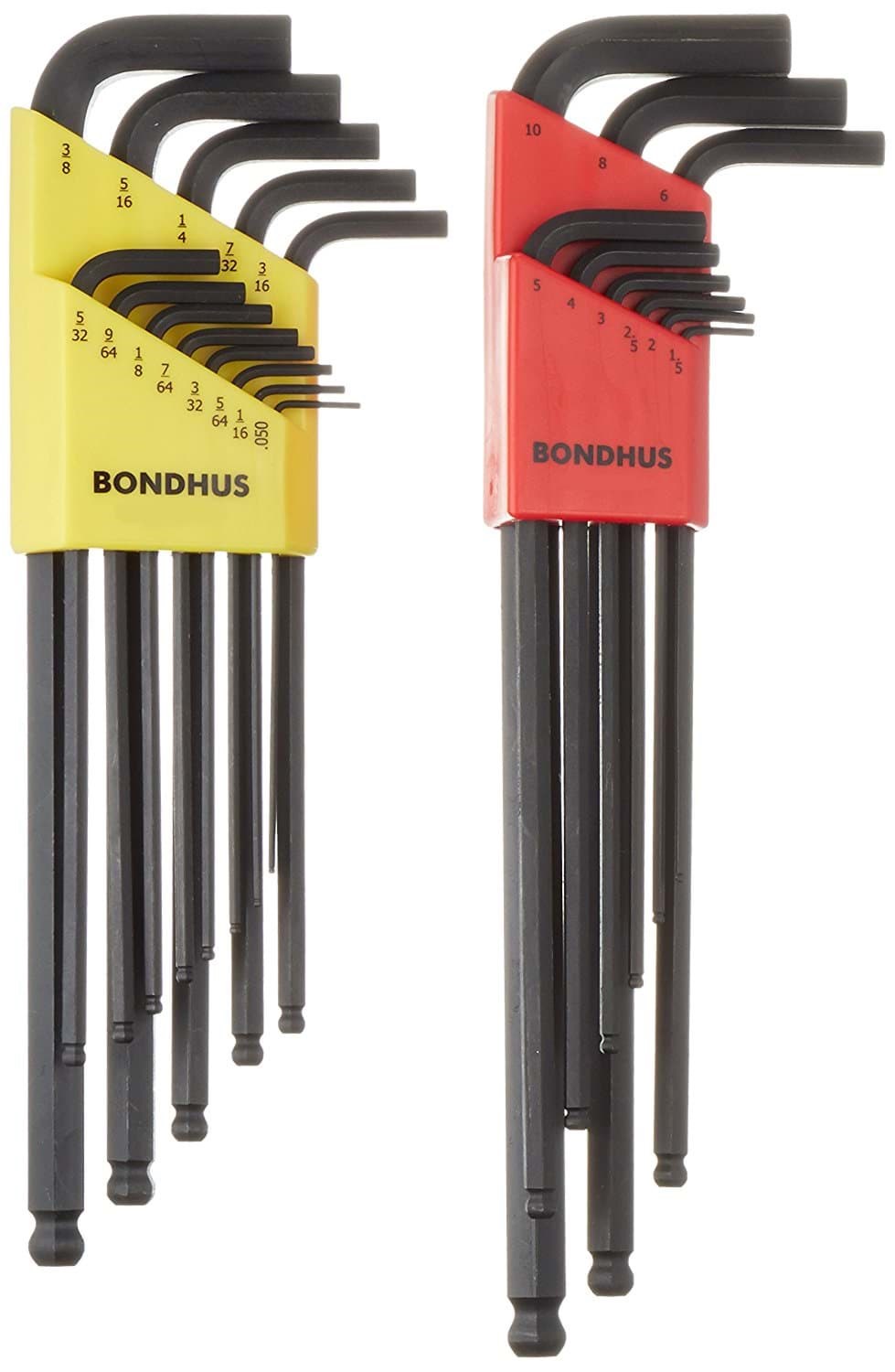Picture of Set 22 Ball End L-Wrench IN/MM XL Double Pack - 16037 (.050-3/8") + 16099 (1.5-10mm)
