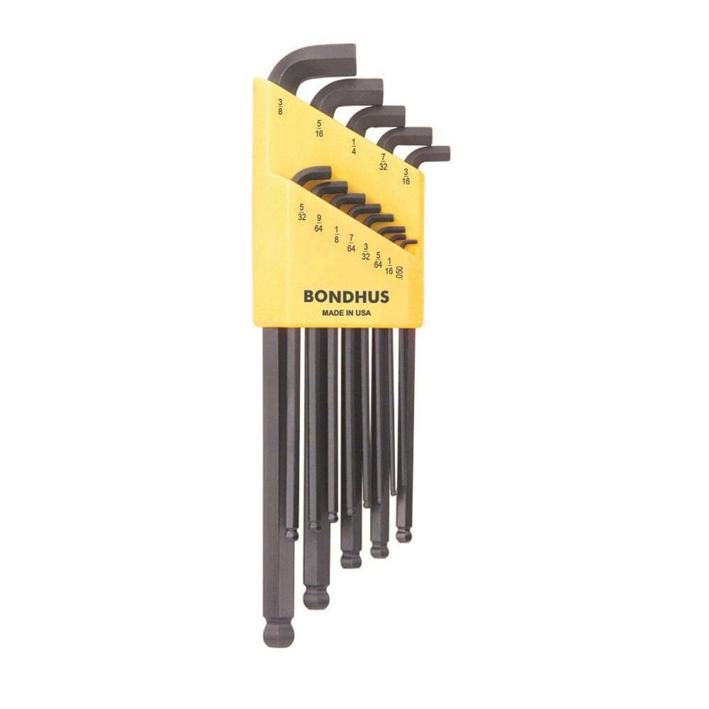 Picture of Set 13 Stubby Ball End L-Wrench .050-3/8"