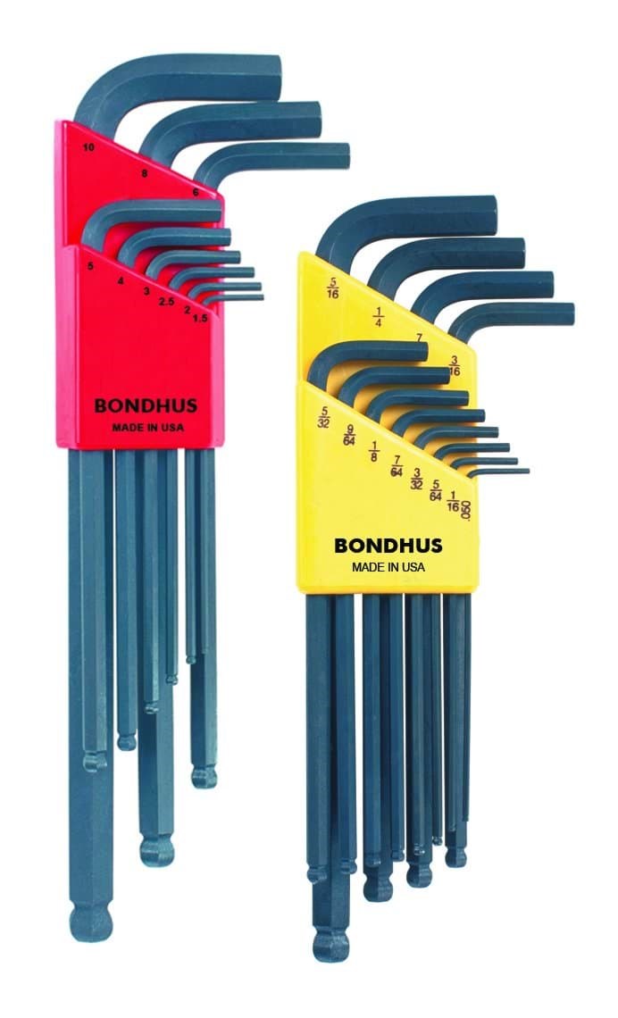 Picture of Inch/Metric Ball End L-Wrench Double Pack 10936 (.050-5/16) & 10999 (1.5-10mm)
