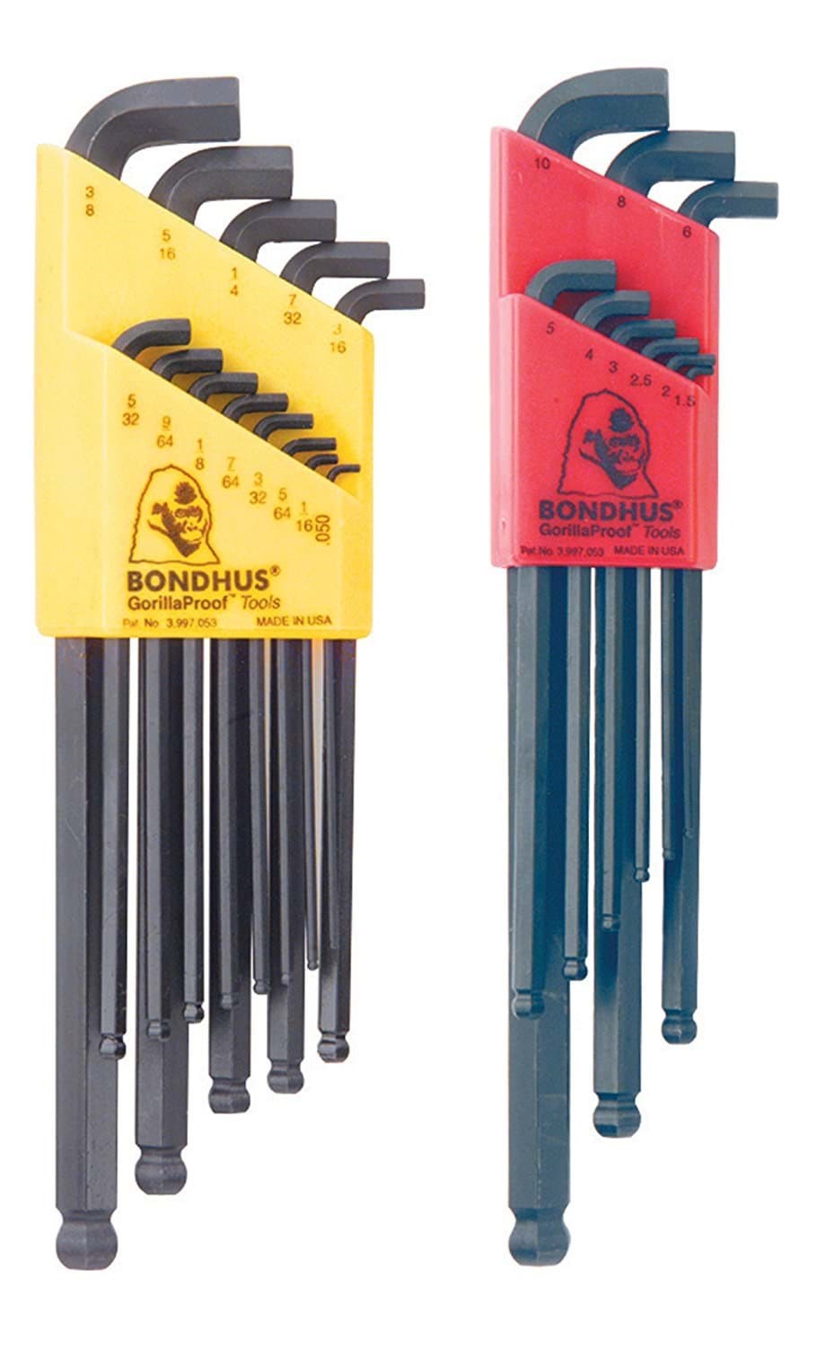 Picture of Inch/Metric Stubby Ball End L-Wrench Double Pack 16537 (.050-3/8) & 16599 (1.5-10mm)