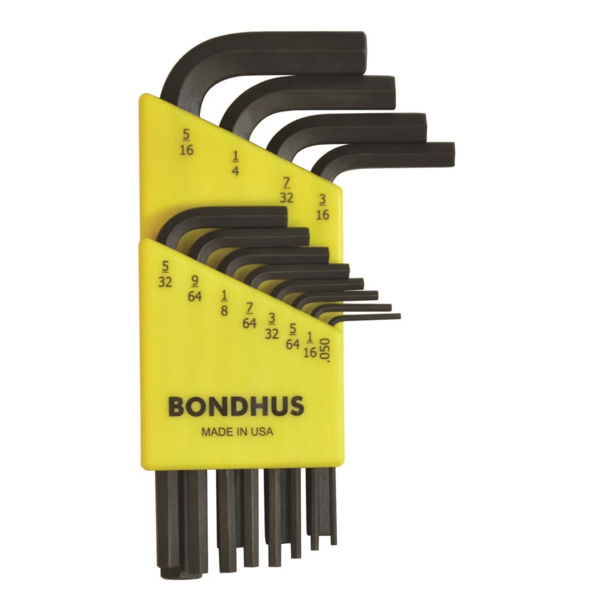 Picture of Set 12 Hex L-Wrench .050-5/16" - Short