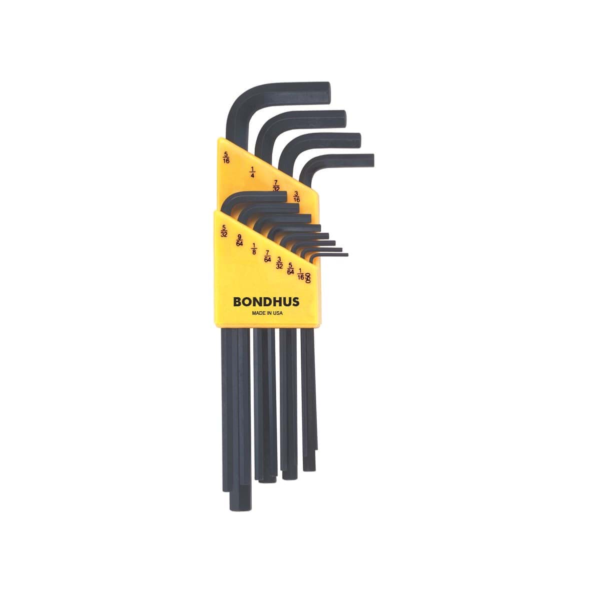 Picture of Set 12 Hex L-Wrench .050-5/16" - Long