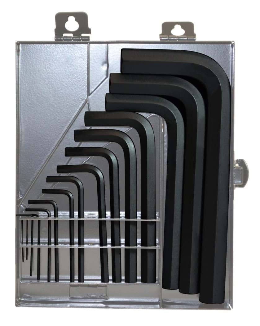 Picture of Set 12 Hex Key Set Short (.71-10mm) Metal Box