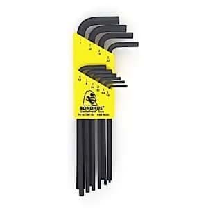 Picture of Set 10 Hex L-Wrench 1/16-1/4" - Long