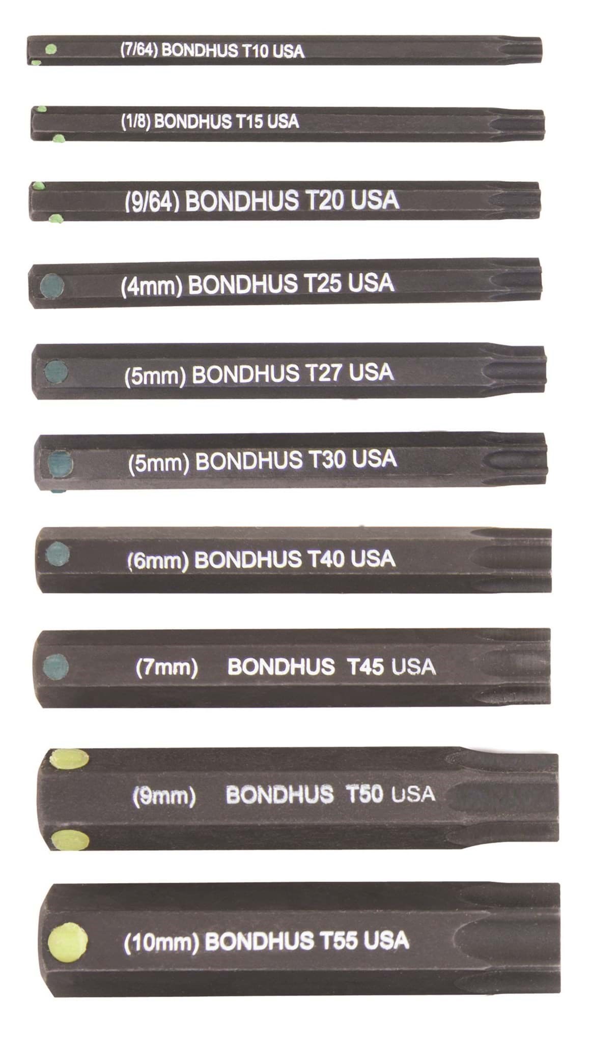 Picture of Set 10 ProHold Torx® Bits 2" (T10-T55) Bits Only in Clamshell