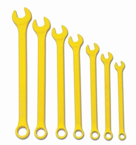 Picture of Supercombo Comb Wrench Set, High Visibility Yellow  7 Piece