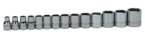 Picture of 1/2" Drive Shallow Socket Set, 6 Point, 14 Piece