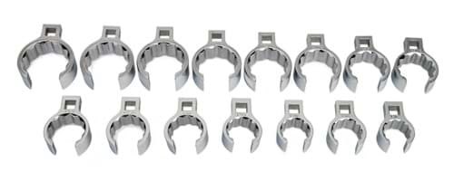 Picture of 1/2" Drive Crowfoot Wrench Set 15 Pc