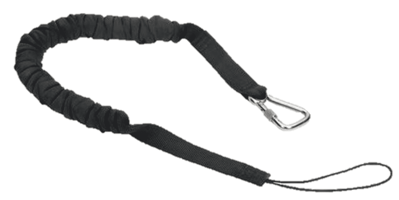 Picture of Tools at Height, 3/4” Super Coil  W 1 Sst Carabiner & 1 Fixed Loop