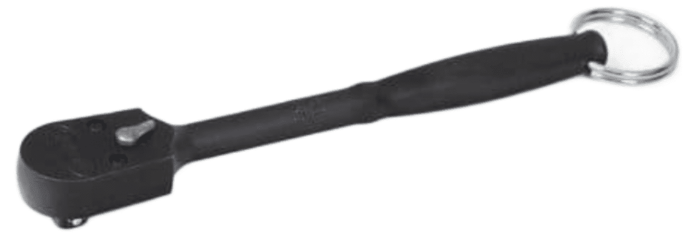 Picture of Tools at Height, Black Industrial Finish Enclosed Head Ratchet,  8 mm