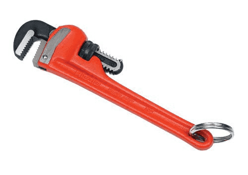 Picture of Tools at Height, Ridgid Tools at Height 10" Cast Iron Pipe Wrench