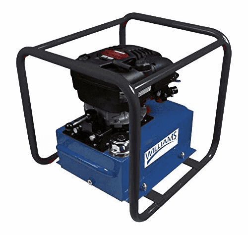 Picture of 5.5 Hp 5 Gallon Reservoir, 3 Position, 4 Way Solenoid Valve Gas Engine Pump