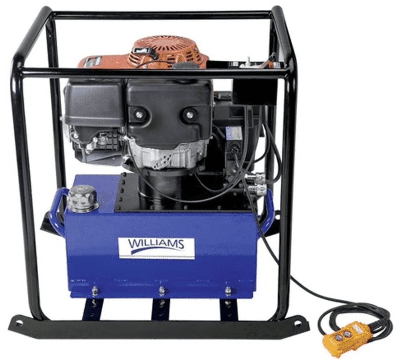Picture of 10.2 Hp 5 Gallon Reservoir, 3 Position, 4 Way Solenoid Valve Gas Engine Pump