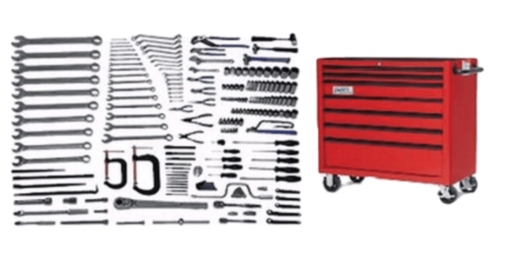 Picture of Heavy Maintenance Service Set With Tool Box - 171 Pieces