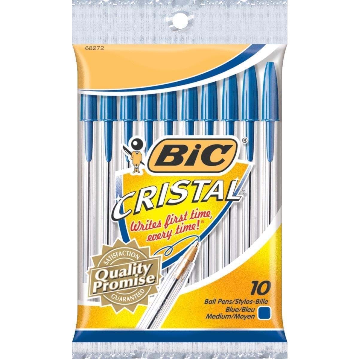 Picture of Bic Cristal Ball Pen - Blue 10pk