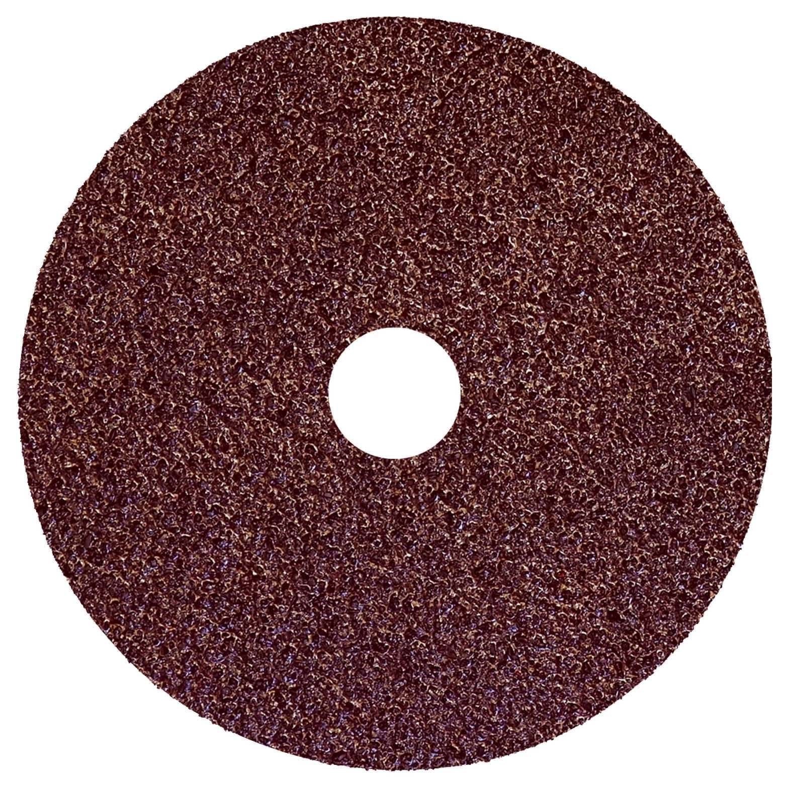 Picture of 5" Wolverine AO Resin Fiber Disc 16AO Grit 7/8" Arbor Hole