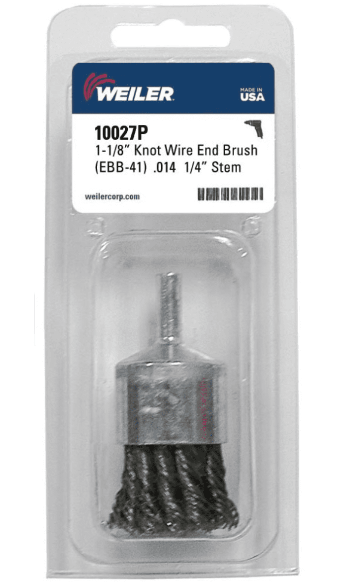 Picture of 1-1/8" Knot Wire End Brush, .014" Steel Fill, Vending Ready